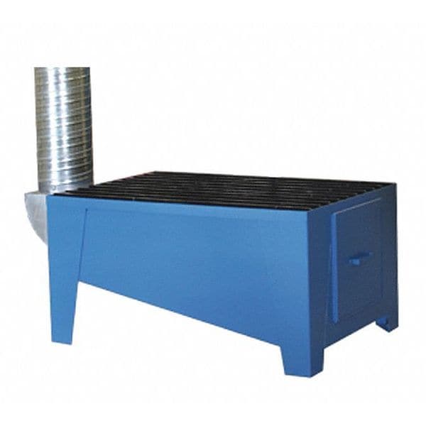 Flame Cutting Table, Bottom Enclosure , 58-1/2" W 34" H,