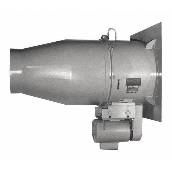 Torpedo Exhaust, 18" Housing, Horz Wall Mt