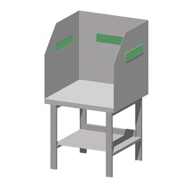Arc Welding Bench, 36"x36", Shield/Window