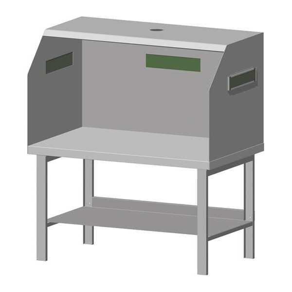 Arc Welding Bench, 60"x36", w/Shield