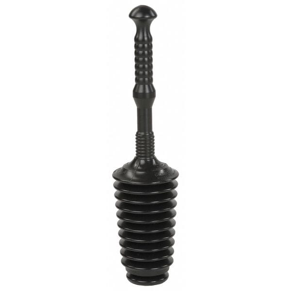 Bellows Toilet Plunger, Polyethylene, Cup Size 5 in.