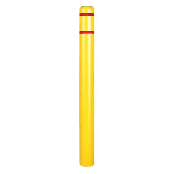Post Sleeve, 4-1/2 In Dia., 64 In H, Yellow