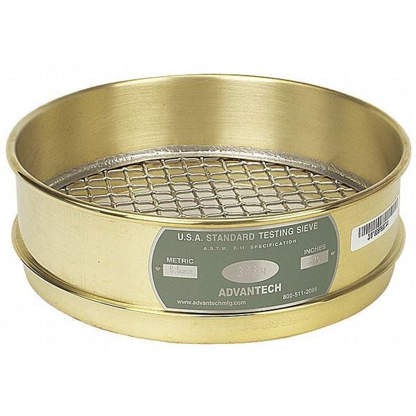Sieve, 4", B/S, 8 In, Full Ht