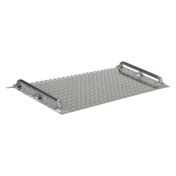 Dockplate, Aluminum, 700 lb, 18 x 36 In