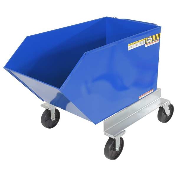 Portable Hopper, Steel, 1/2 cu. yd, 2000lb.
