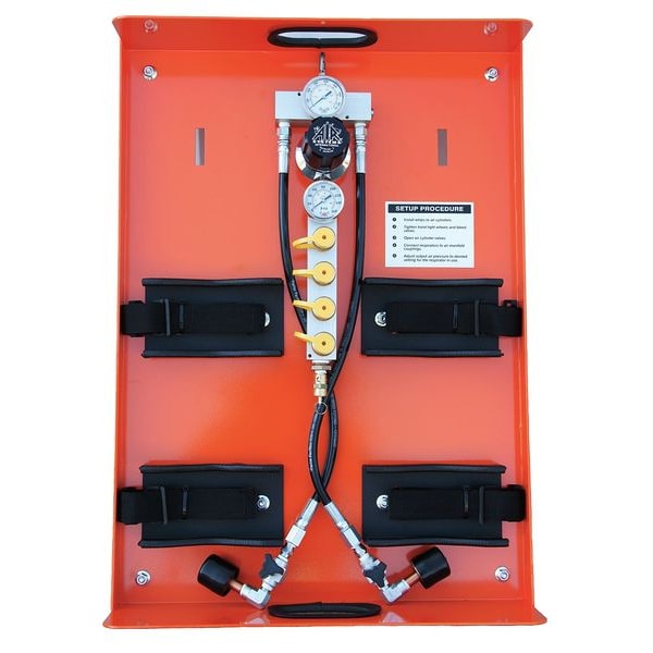 Air Cylinder Tray, 2 Cylinders, 4500 psi