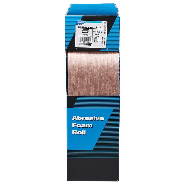 Foam Sanding Pads, 4-1/2in x 82ft, 800G