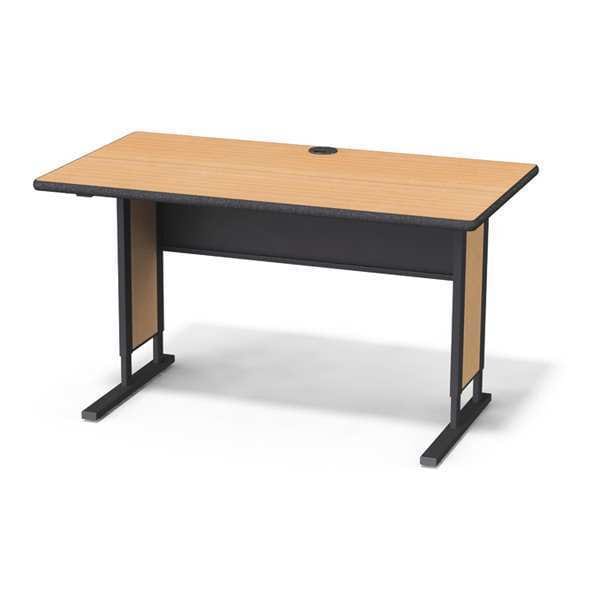 Workstation Desk In-Line Computer Station, 30"Wx30"D, 30" D X 25-1/4" to 35-1/4" H, 30" W X