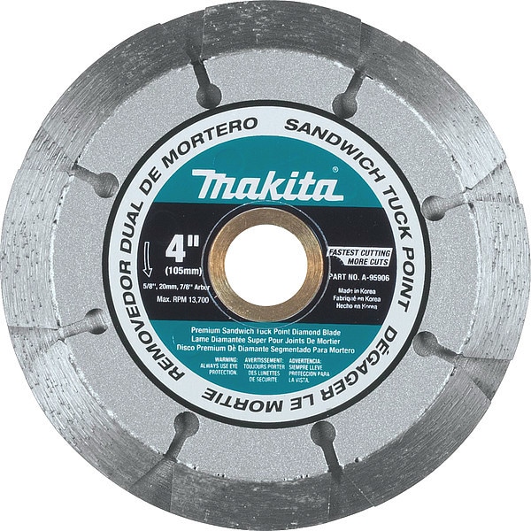 4" Dual Sandwich Diamond Tuck Point Blade