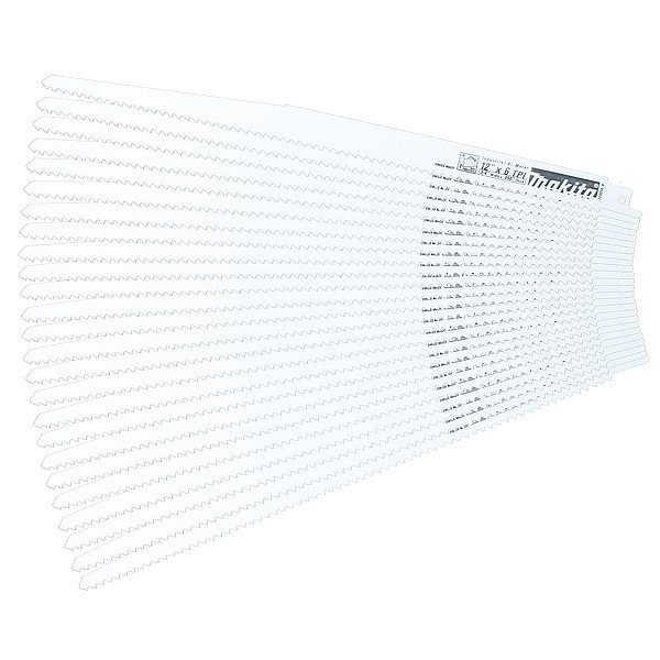 12 in x 6 TPI Reciprocating Saw Blade, MAKITA, 100 PK