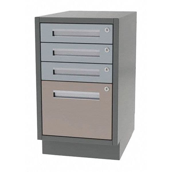 Cabinet, 4 Drawer, 16" W x 21" D x 28" H