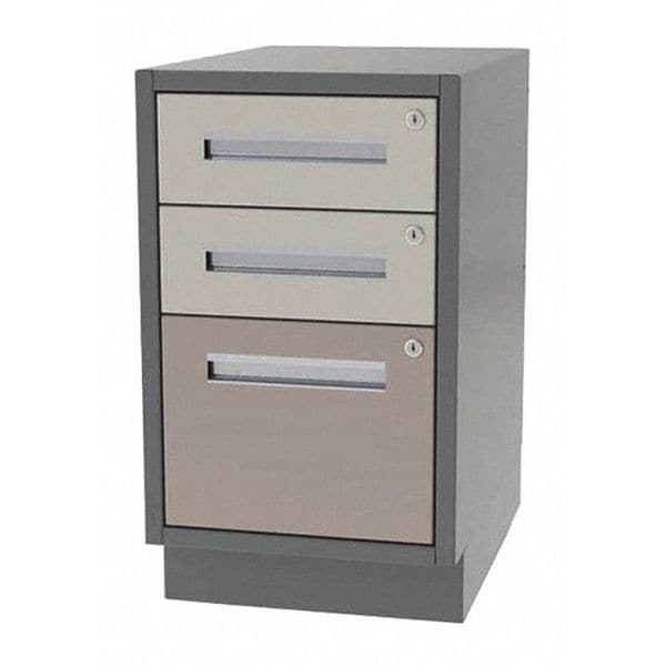 Cabinet, 2 Box/1 Drawer, 16"Wx18"Dx28"H