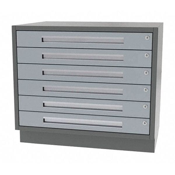 Cabinet, 6 Drawer, 32" W x 18" D x 28" H