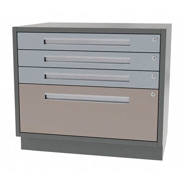 Cabinet, 4 Drawer, 32"Wx18"Dx28"H