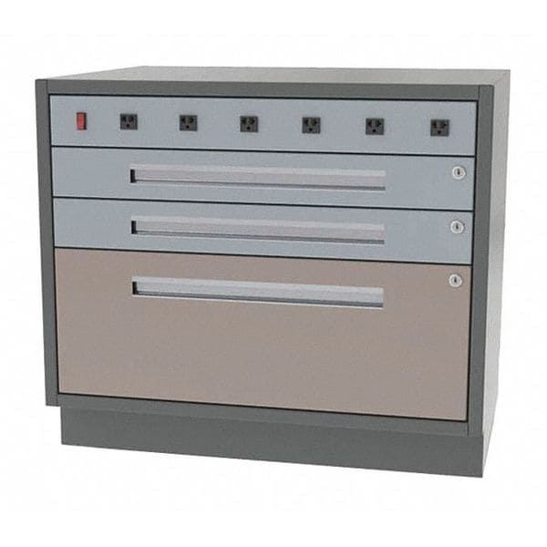 Cabinet, 3 Drawer, 32"Wx18"Dx28"H, No. 50