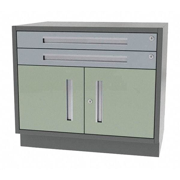 Cabinet, 2 Drawer/Door, 32"Wx18"Dx28"H