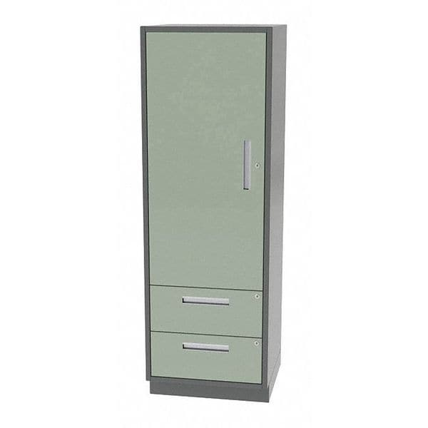 Tall Cabinet, 36"x24"x72", Door/2 Drawer