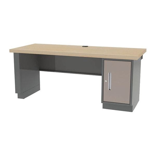 Pre Engineered Work Stations Workstation, 30" D X 29-3/4" H, 96" W X Hardwood, Maple