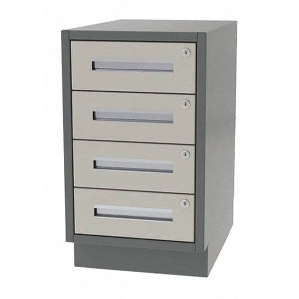 Cabinet, 4 Drawer, 16"Wx18"Dx28"H