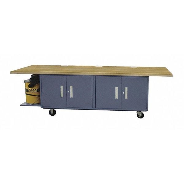 Mobile Workbench, 34" W x 108" L