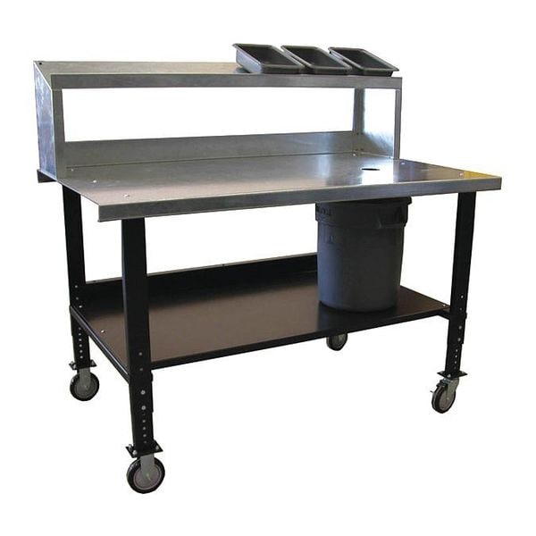 Potting Work Bench, 60" W, 27" to 38" Height