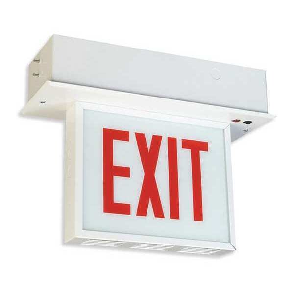 LED Exit Sign, Recessed Chicago