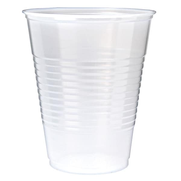 Disposable Cold Cup 9 oz. Translucent, Plastic, Pk2500