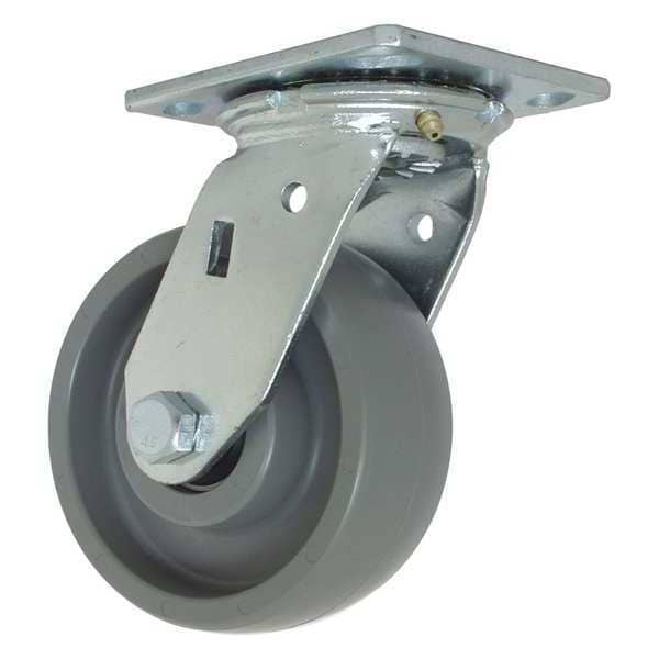 Swivel, w/5x2" Solid Elastomer Wheel