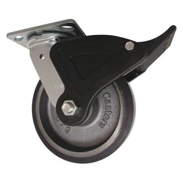 Medium Duty Caster, 6", w/Total Lock Brake