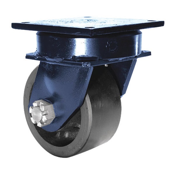 Swivel, w/8x4" Urethane on Iron Wheel, Caster Load Rating Range: Ultra-Heavy Duty