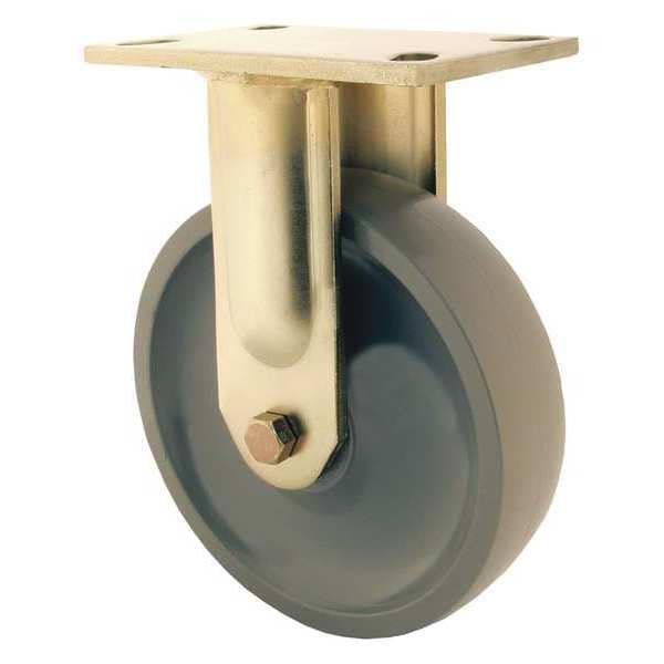 Maint Free Rigid, w/8x3" Urethane Wheel