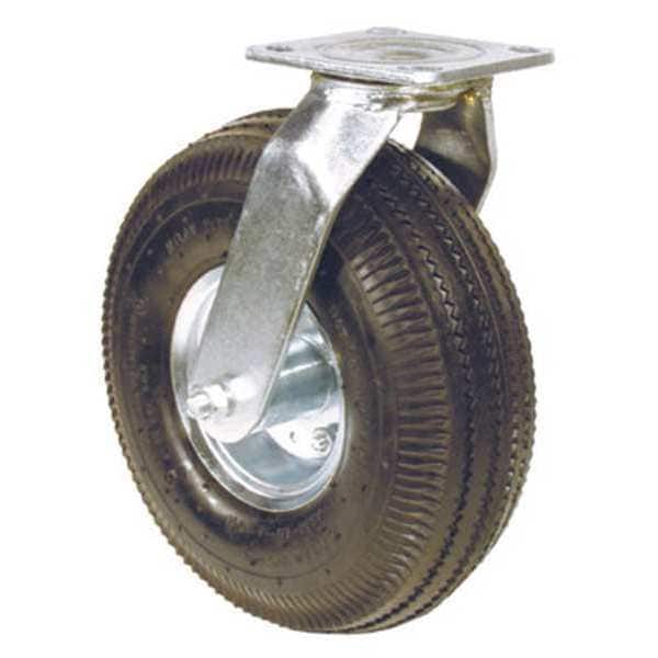 Swivel Pneumatic Caster, 10", Wheel Width: 4.1"