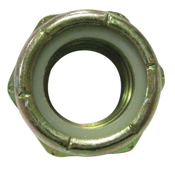 Nylon Insert Lock Nut, 5/8"-18, Steel, Grade 8, Yellow Zinc, 540 PK