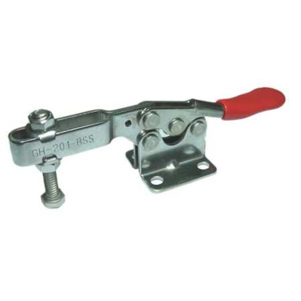 Toggle Clamp, Horiz, SS, 1.87 In, 6.61 In