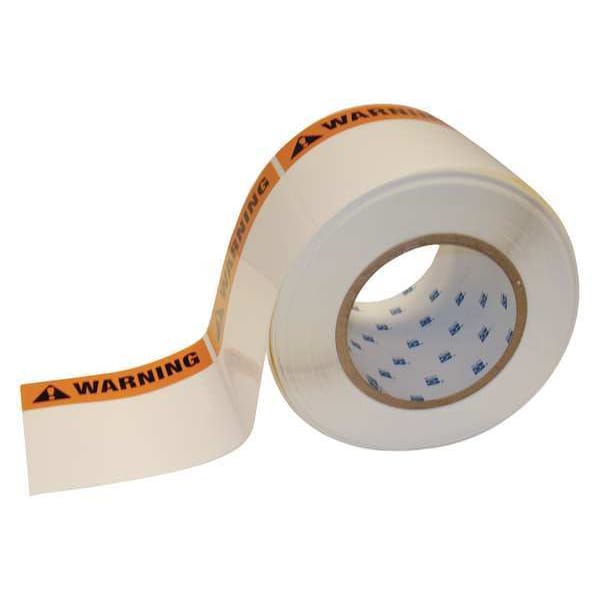 Arc Flash Label, Orng/Bk/Wht, Plystr, PK2