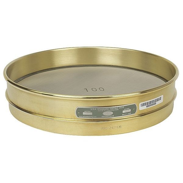 Sieve, No 500, B/S, 12 In, Half Ht
