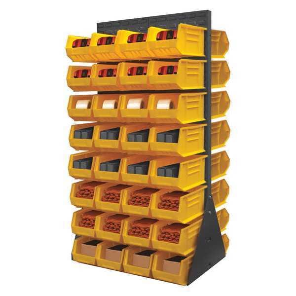 Louvered Panel Stand, Double, 34-1/2"x68"