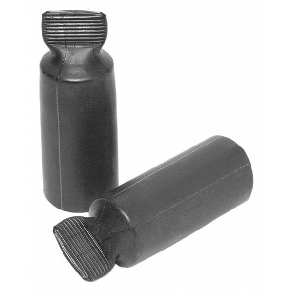 Heat Shrink End Cap, Heavy Wall, 3:1 I.D. Shrink Ratio, Black, 3-1/4 in, 5 PK