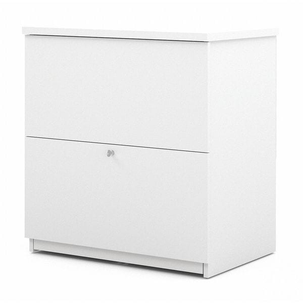 28.40" W Lateral File, White, White