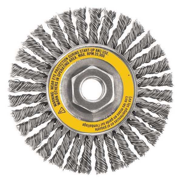 5" x 5/8"-11 XP .020 Carbon Stringer Wire Wheel
