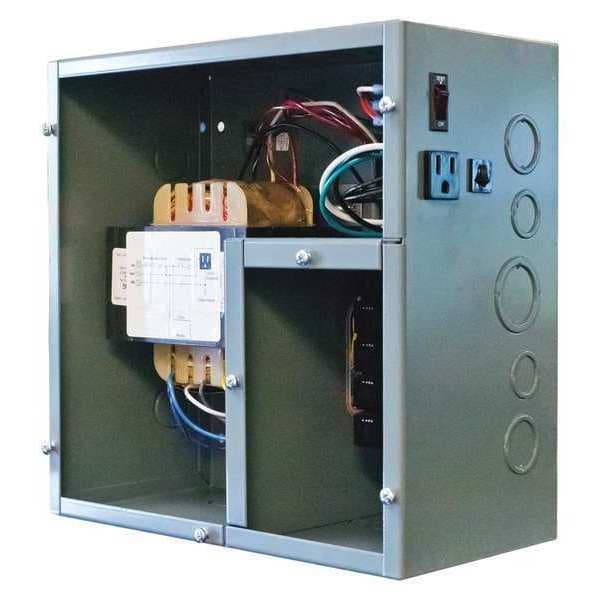 Enclosed Power Supply, 500VA, Hi/Lo Volt