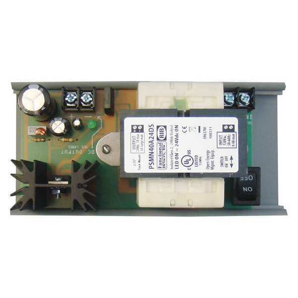 DC Power Supply, 120V AC, 24V DC, 1A, Track