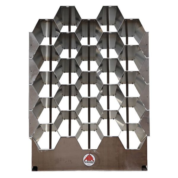 Air Cylinder Rack, Silver, Aluminum