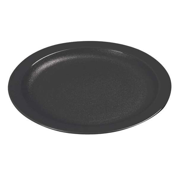 Narrow Rim Plate, 9" Polycarbonate Black PK48