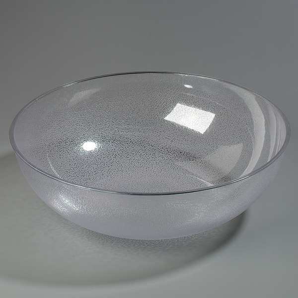 Pebbled Bowl, 33 qt., Clear PK4