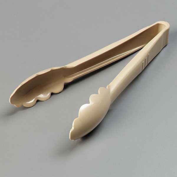 Utility Tong, Beige, 8.85 In, PK12