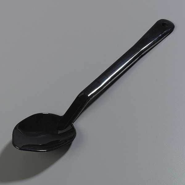 Solid Serving Spoon, Black, 13 In, PK12