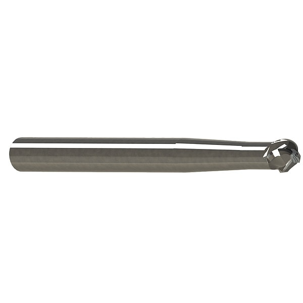Carbide End Mill, 6 mm, Cut 4.0 mm, 2 FLT