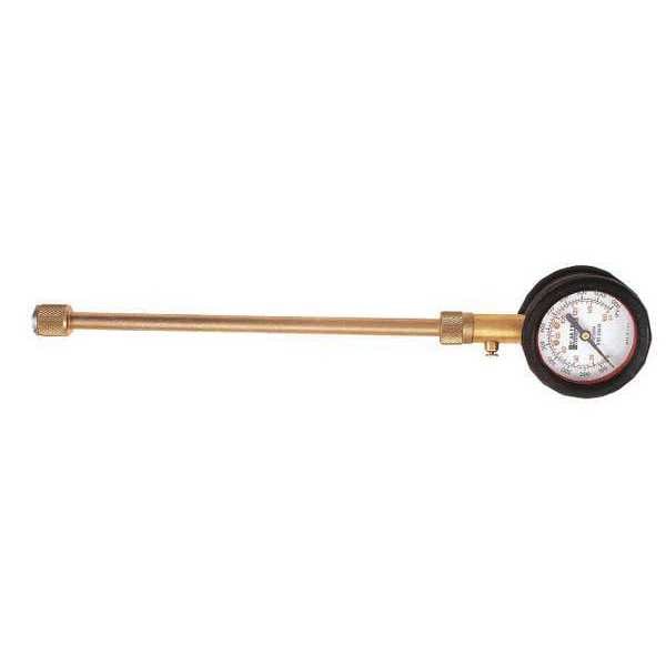 Dial Gauge, w/Rigid Extension, 0-160 psi