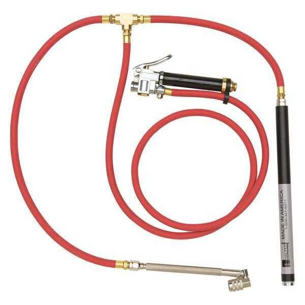 Dual Hose Inflator, w/Rigid Hose